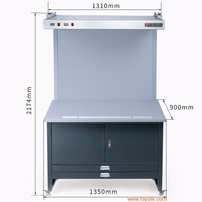 標(biāo)準(zhǔn)光源看樣臺(tái)CC120-E尺寸